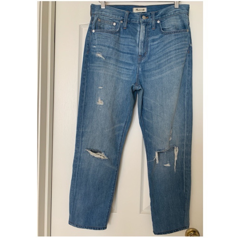 Madewell destructed perfect vintage jean
